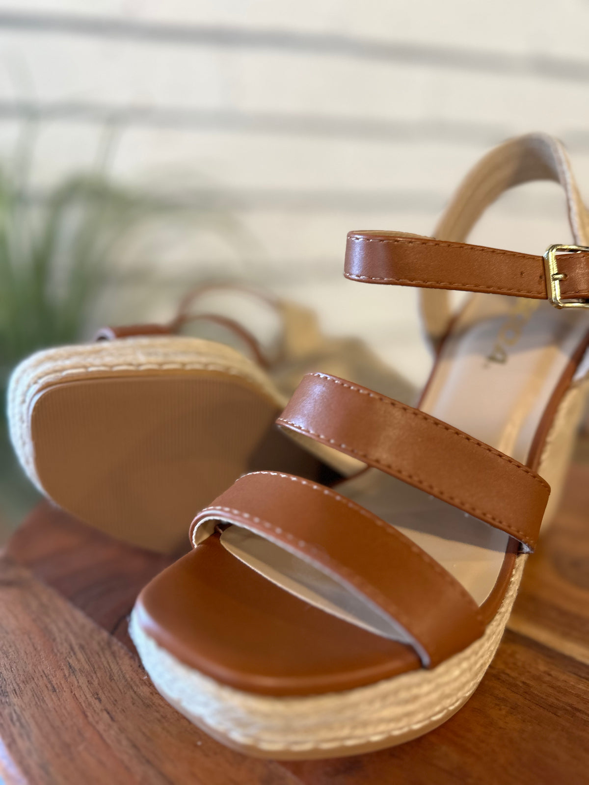 The Lavina Espadrille Wedge | Tan