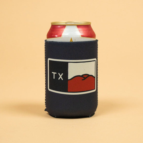 Hill Country Flag Neoprene Can Sleeve | Navy