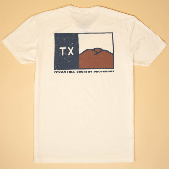 TX Hill Country Flag | Vintage White Feathergrass Tee