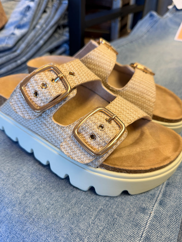 Corky's Rumor Has It Sandal | Ivory