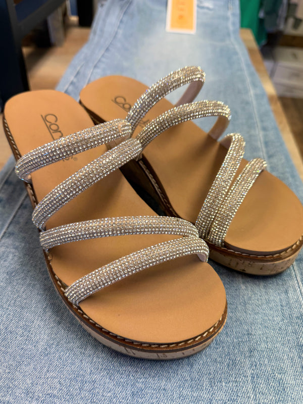 Corky's Summer Glow Sandal | Rhinestone