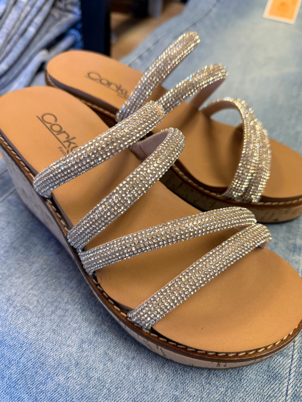 Corky's Summer Glow Sandal | Rhinestone