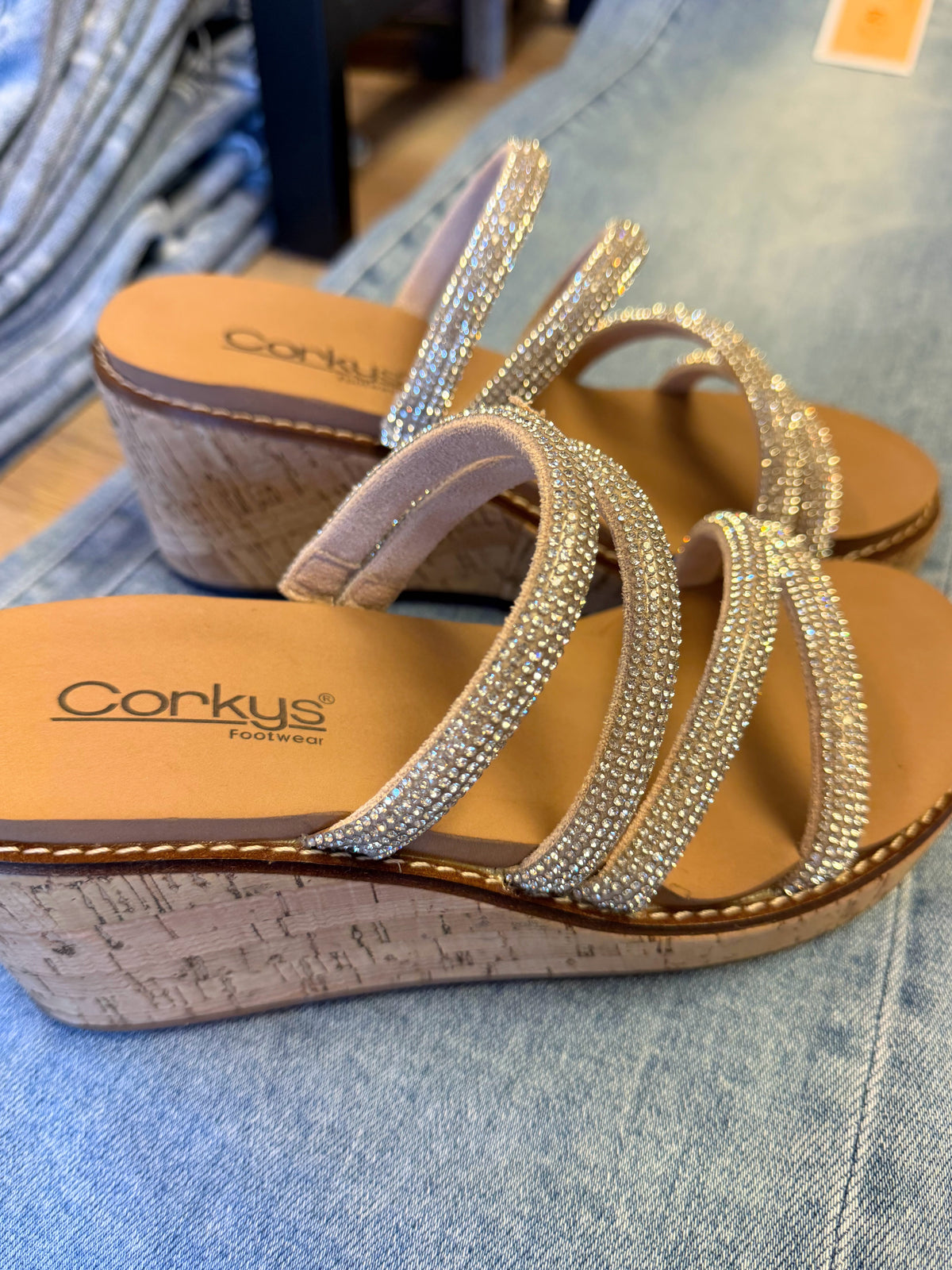 Corky's Summer Glow Sandal | Rhinestone