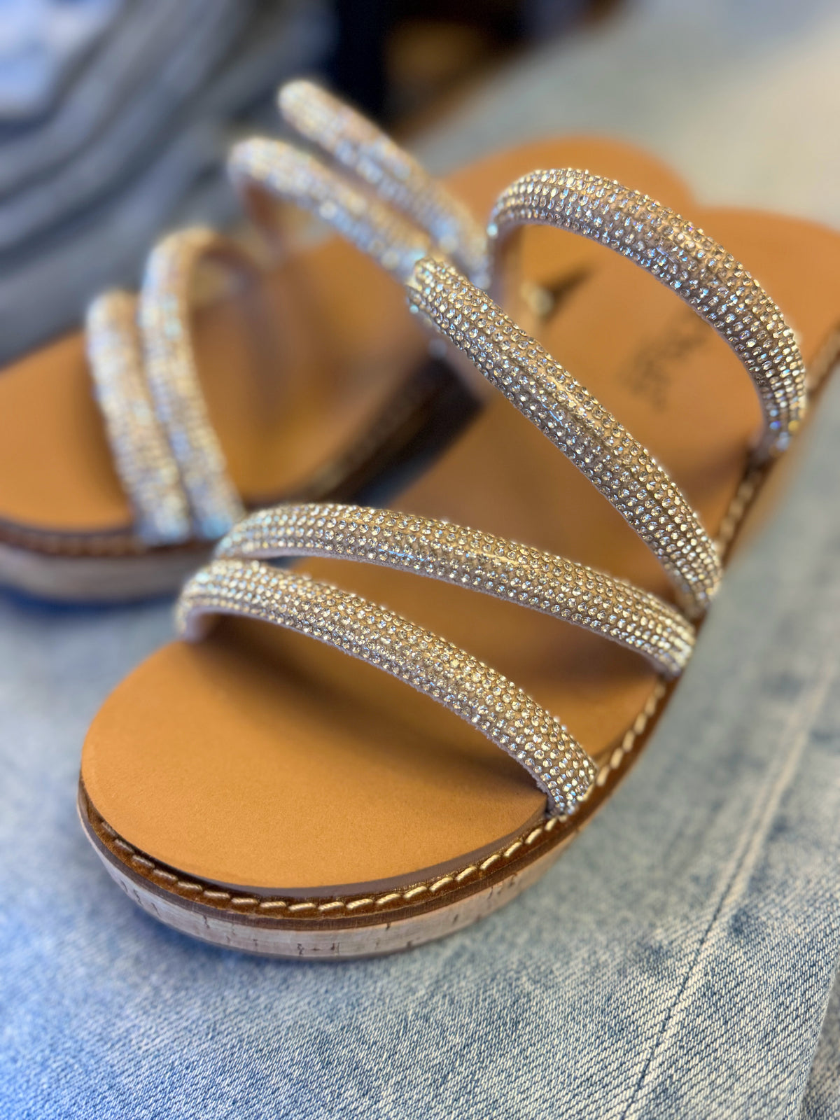 Corky's Summer Glow Sandal | Rhinestone
