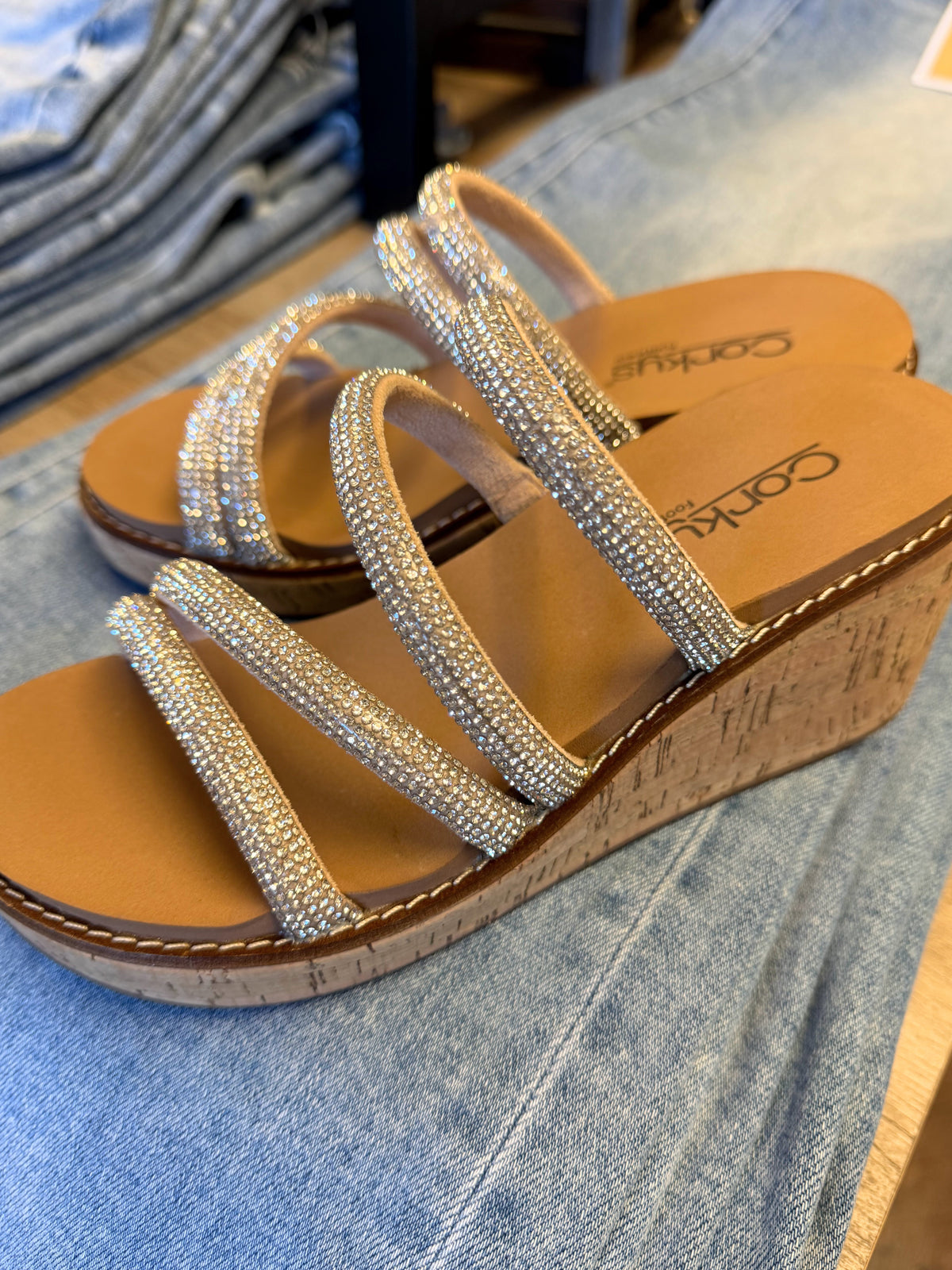 Corky's Summer Glow Sandal | Rhinestone
