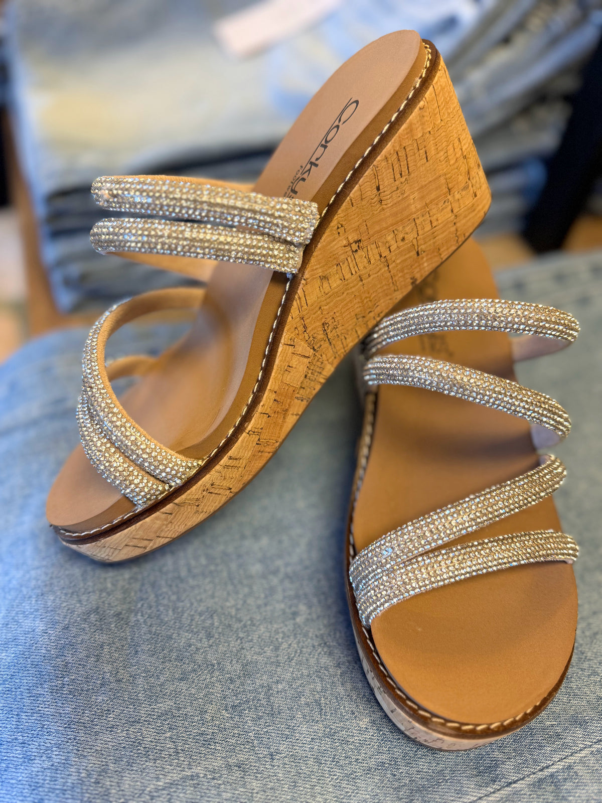 Corky's Summer Glow Sandal | Rhinestone