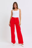 Judy Blue Corduroy Trouser Pants | Red