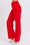 Judy Blue Corduroy Trouser Pants | Red