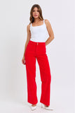 Judy Blue Corduroy Trouser Pants | Red