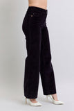 Judy Blue Corduroy Trouser Pants | Black