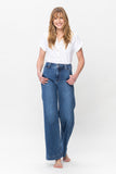 Judy Blue Wide Leg Trouser Denim | Medium