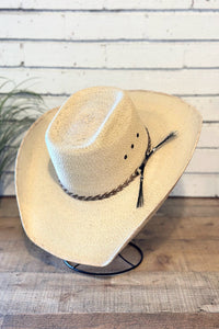 Roper Cowgirl Straw Hat | Natural