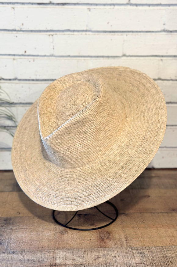 Handmade Palm Leaf Rancher Hat | Natural