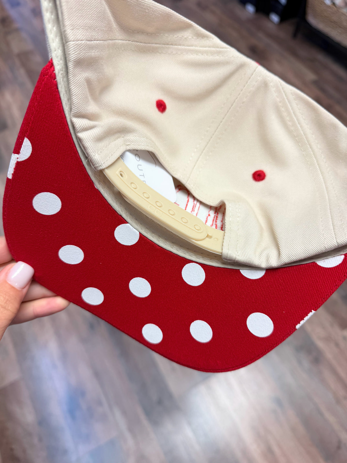 Cougars Polka Dot Trucker Cap | Red