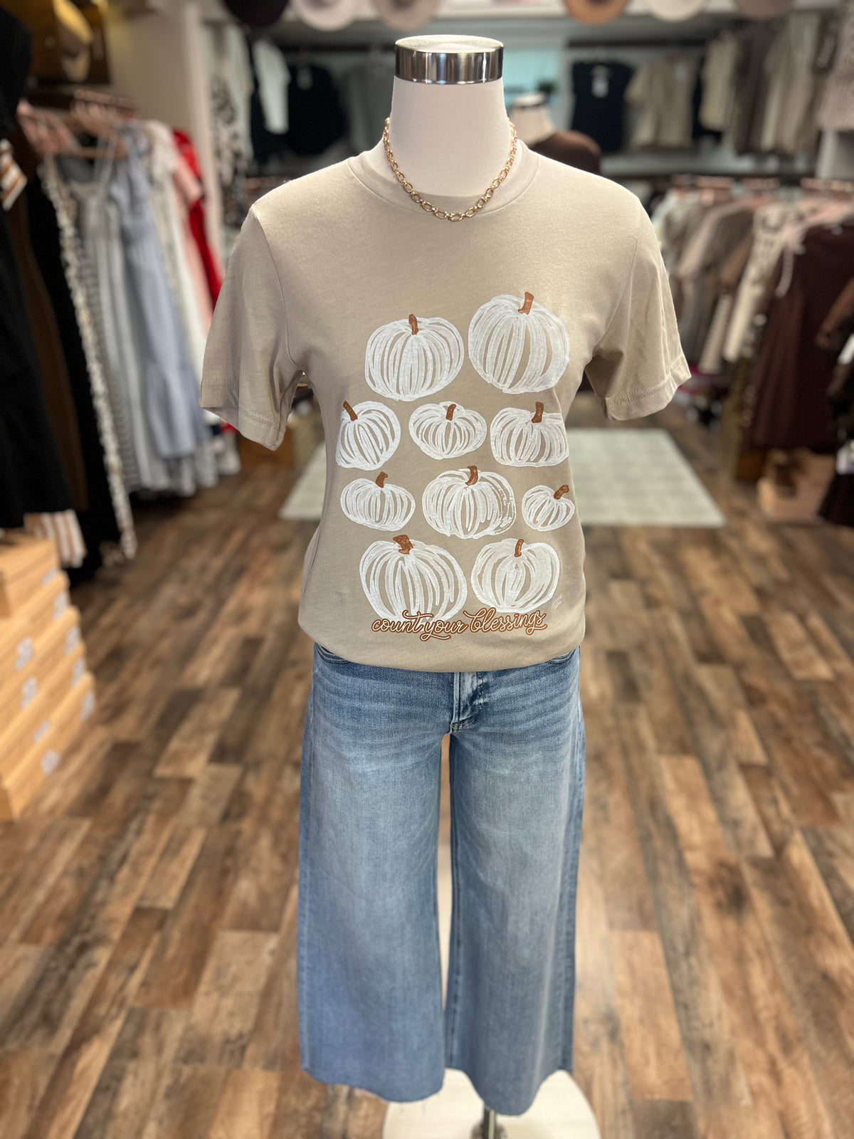Count Your Blessings Tee | Sand