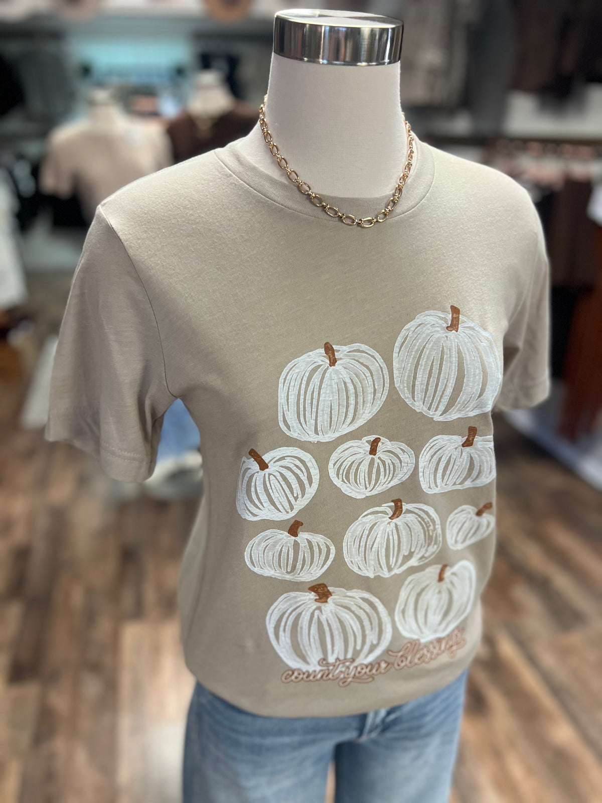 Count Your Blessings Tee | Sand