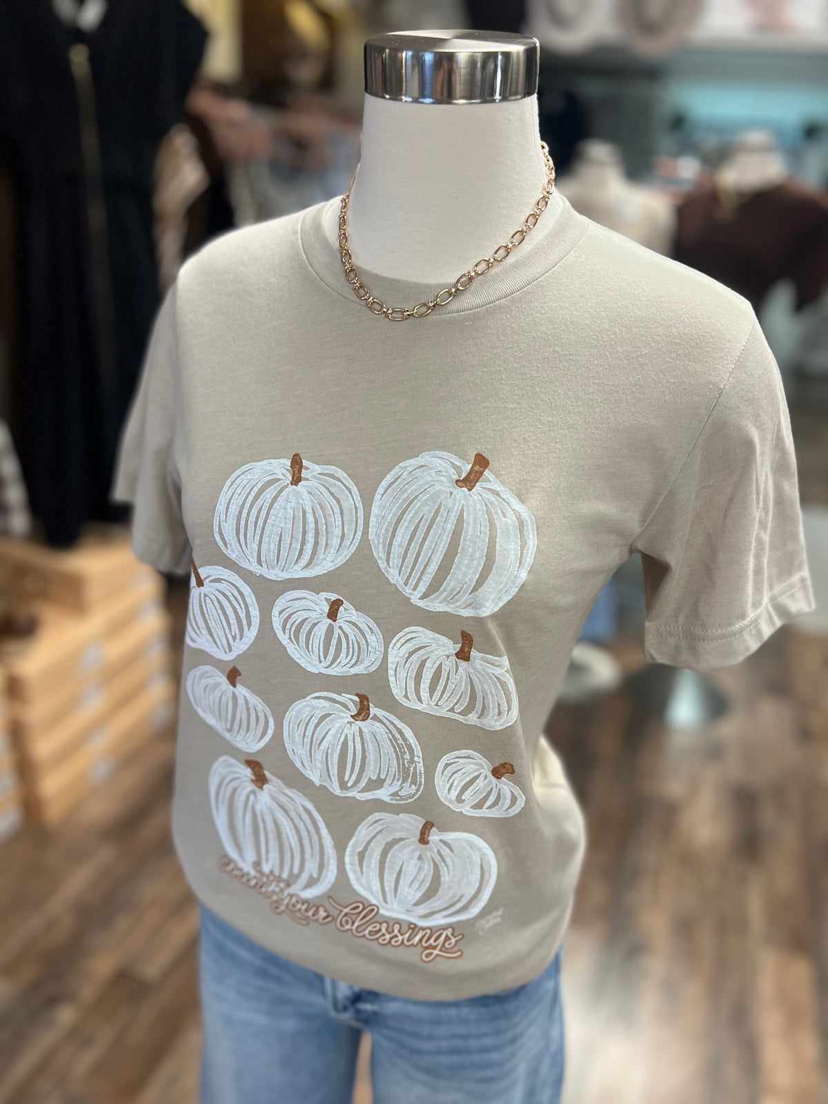 Count Your Blessings Tee | Sand