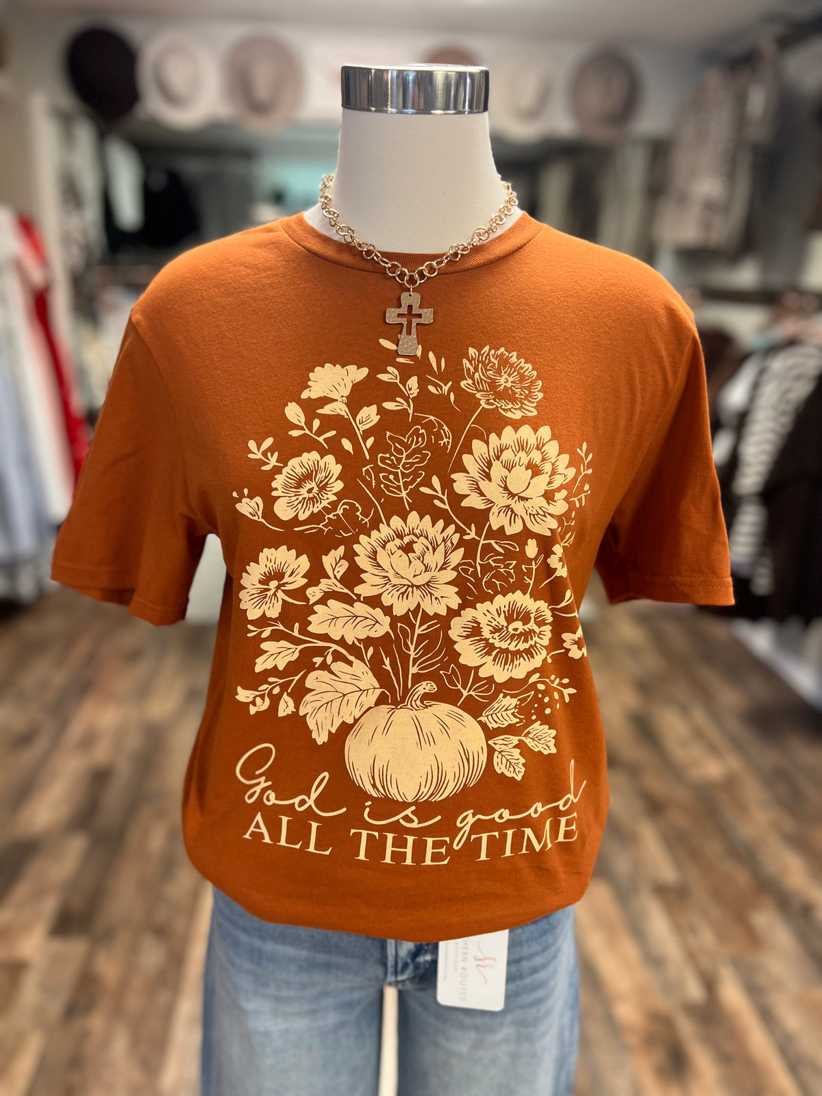God Is Good All The Time Tee | Rust