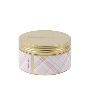 Sweet Grace Tin Candle | Pink Plaid