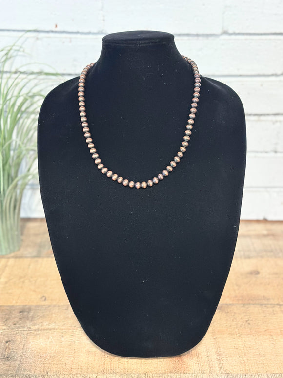 Western Beaded Necklace | Copper