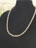 Western Beaded Necklace | Silver