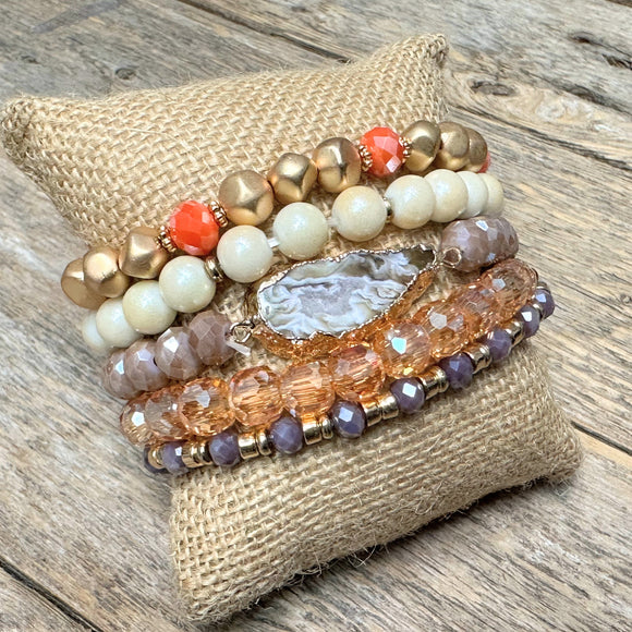 Mountain View | Beaded Bracelet Set