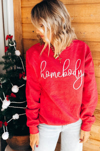 Homebody Sweatshirt | Red