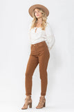 Judy Blue High Rise Slim Fit Jeans | Camel Brown