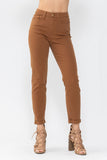 Judy Blue High Rise Slim Fit Jeans | Camel Brown