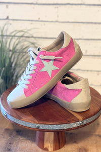 Shu Shop Paula Sneaker | Metallic Fuchsia