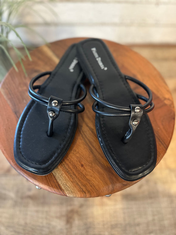 The Empress Sandal | Black
