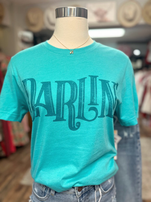 Darlin' Tee | Turquoise