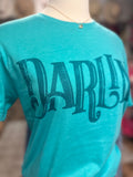 Darlin' Tee | Turquoise