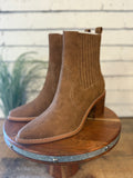 The Addison Paneled Western Boot | Brown