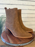 The Addison Paneled Western Boot | Brown