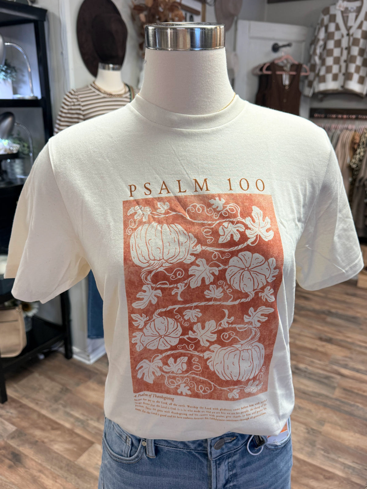 Psalm 100 Tee | Natural