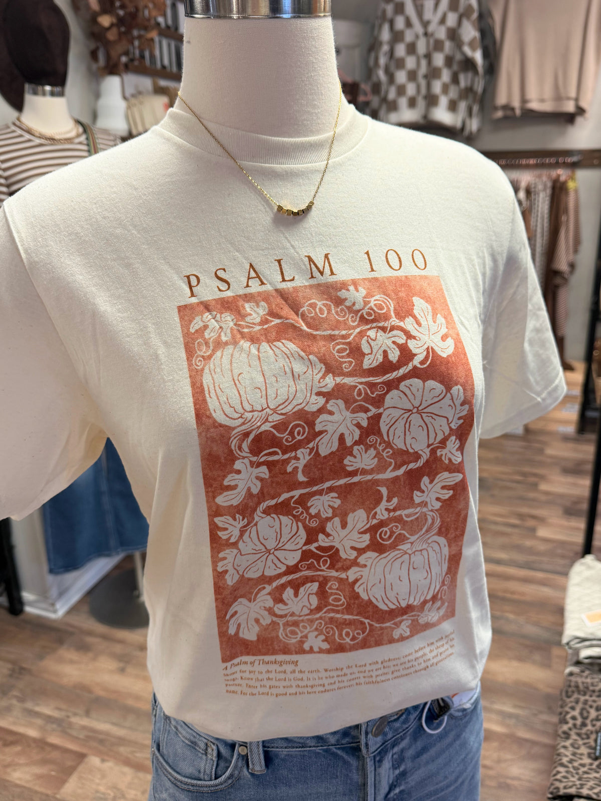 Psalm 100 Tee | Natural