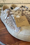 Shu Shop Paula Sneaker | Champagne Glitter