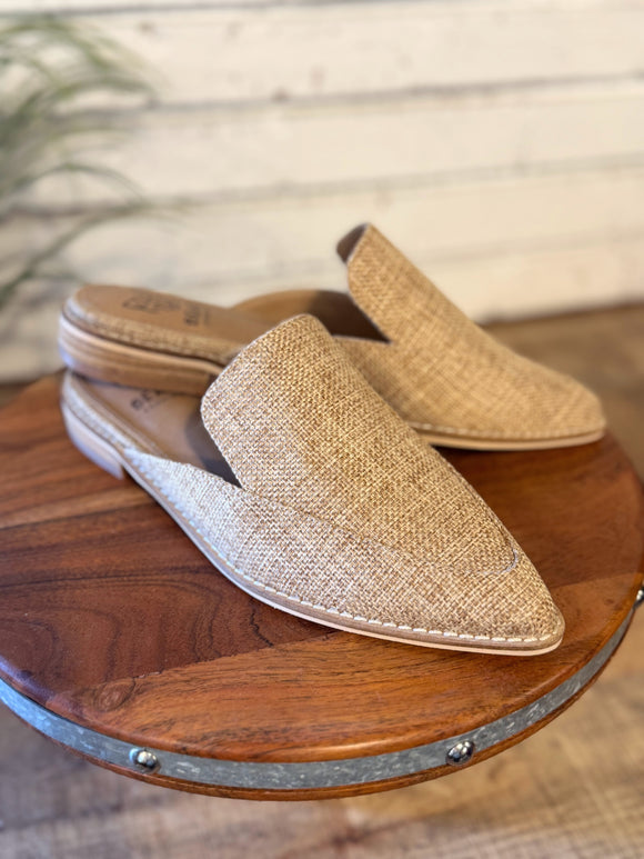 The Grim Textured Mule Loafers | Natural