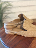 The Grim Textured Mule Loafers | Natural
