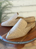 The Grim Textured Mule Loafers | Natural