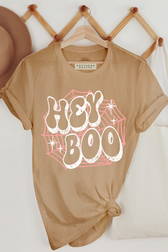 Hey Boo Tee | Oversized Fit