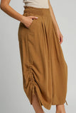Linen Adjustable Pants | Desert