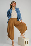 Linen Adjustable Pants | Desert