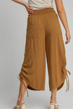 Linen Adjustable Pants | Desert