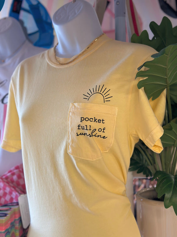 Pocket Full Of Sunshine Tee | Yellow