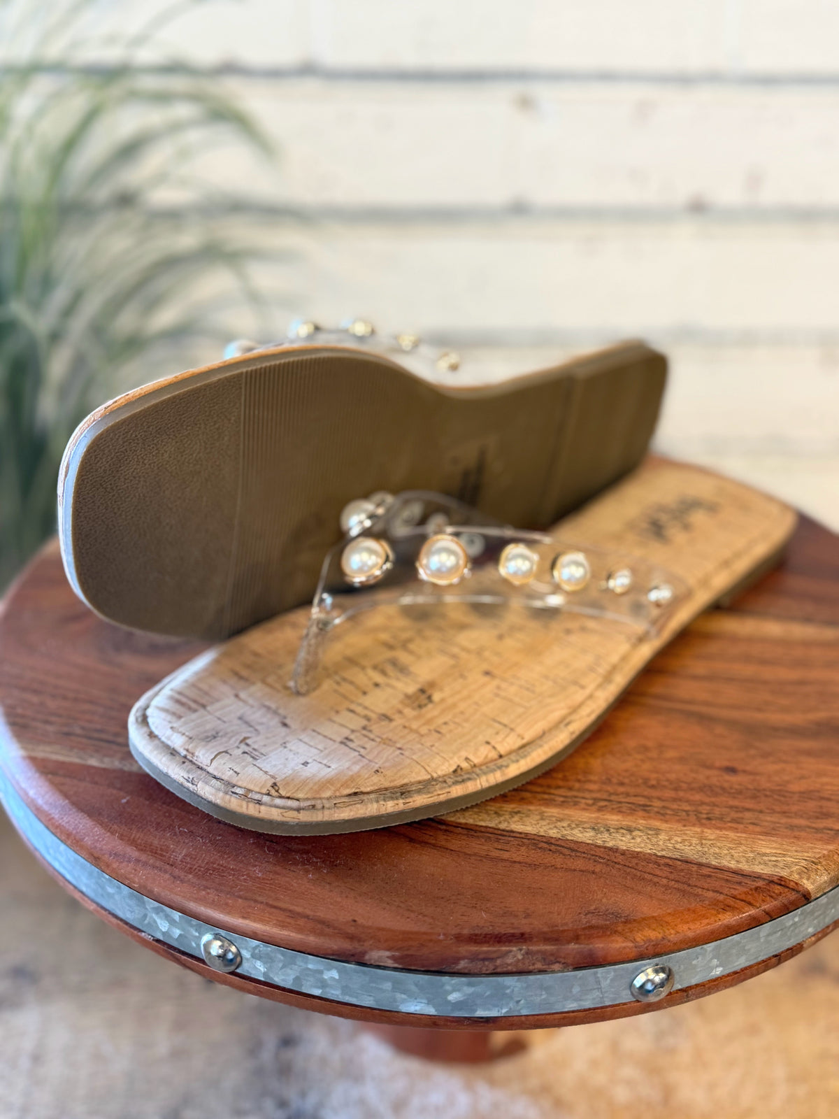 Corky's Jump In Flip Flop Sandal | Clear