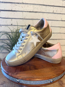 Shu Shop Paula Sneaker | Metallic Gold