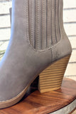 Western Inspired River Boot | Grey