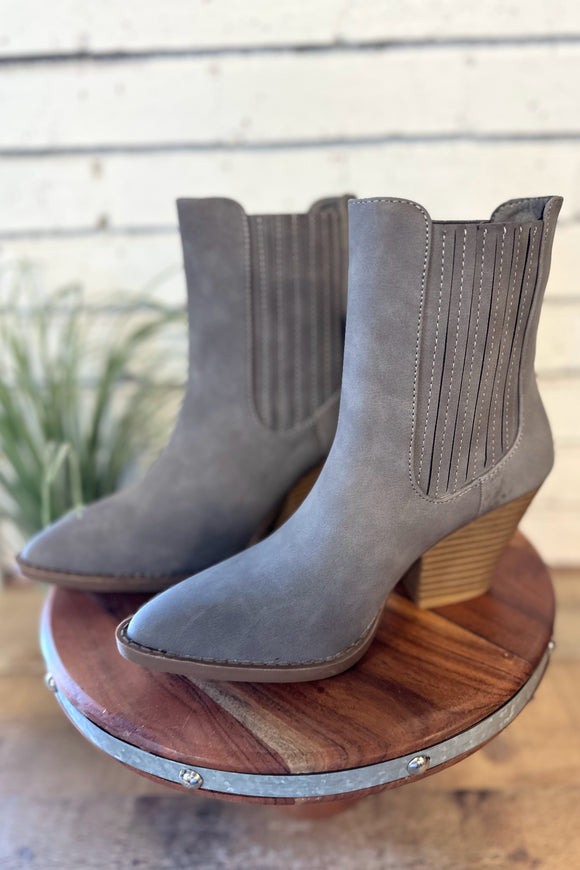 Western Inspired River Boot | Grey